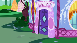 Size: 1280x720 | Tagged: safe, derpibooru import, screencap, hearts and hooves day (episode), background, carousel boutique, no pony, ponyville, scenic ponyville