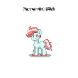 Size: 400x400 | Tagged: safe, derpibooru import, oc, oc:peppermint stick, earth pony, pony, pony town, solo