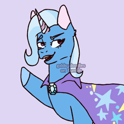 Size: 1200x1200 | Tagged: safe, artist:gxlds-doodles, derpibooru import, trixie, cape, clothes, trixie's cape