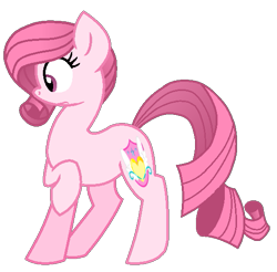 Size: 541x533 | Tagged: safe, artist:guruyunus17, derpibooru import, oc, oc only, oc:annisa trihapsari, earth pony, pony, base used, female, mare, not rarity, pink body, pink hair, simple background, solo, transparent background, vector