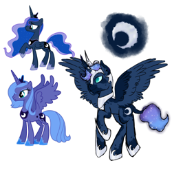 Size: 500x500 | Tagged: safe, artist:valientminiatureobject, derpibooru import, princess luna, alicorn, pony, alternate design, cutie mark, female, helmet, mare, redesign, s1 luna, simple background, white background