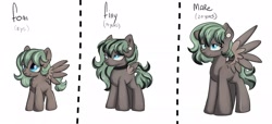 Size: 2048x936 | Tagged: safe, artist:dumbwoofer, oc, oc:forest air, pegasus, age progression, chart