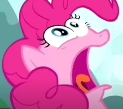 Size: 656x580 | Tagged: safe, derpibooru import, screencap, pinkie pie, earth pony, pony, faic, open mouth, screaming, solo, wat, wide eyes, yelling