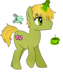 Size: 350x400 | Tagged: safe, artist:emerald star, derpibooru import, oc, pony, nation ponies, ponified, solo, united kingdom