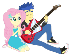 Size: 800x634 | Tagged: safe, artist:maretrick, derpibooru import, flash sentry, fluttershy, better together, equestria girls, converse, female, flutterflash, geode of fauna, magical geodes, male, shipping, shoes, straight, vector