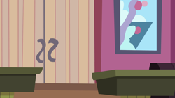 Size: 1280x720 | Tagged: safe, derpibooru import, screencap, the big mac question, background, bowling alley, liminal space, no pony, ponyville, scenic ponyville