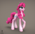 Size: 1515x1440 | Tagged: safe, artist:teonanakatle, derpibooru import, pinkie pie, earth pony, pony, 3d, female, mare, solo, unshorn fetlocks