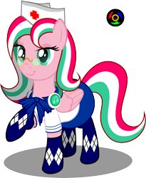 Size: 2433x2974 | Tagged: safe, artist:kyoshyu, derpibooru import, oc, oc:shuri cane, pegasus, pony, clothes, female, glasses, high res, legends of equestria, mare, simple background, solo, transparent background