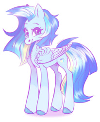 Size: 1024x1240 | Tagged: safe, artist:sadelinav, derpibooru import, pegasus, pony, female, mare, simple background, solo, white background