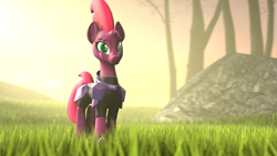 Size: 920x518 | Tagged: safe, artist:mar4s, derpibooru import, tempest shadow, pony, unicorn, 3d, armor, broken horn, eye scar, female, hooves, horn, looking at you, mare, scar, solo, source filmmaker, tail