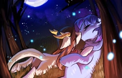 Size: 2048x1313 | Tagged: safe, artist:swaybat, derpibooru import, oc, oc only, earth pony, pony, explicit source, moon, night