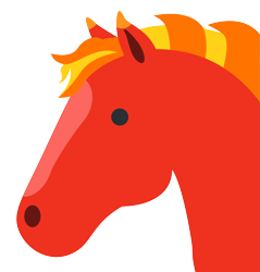 Size: 2101x2200 | Tagged: safe, artist:ragedox, derpibooru import, oc, oc:ragedox, horse, emoji, red skin, simple background, vector