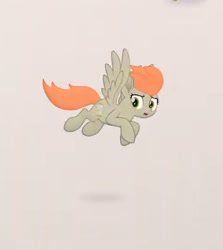 Size: 488x547 | Tagged: safe, derpibooru import, screencap, pegasus, pony, my little pony: the movie, background pony, cropped, female, flying, mare, scared, solo, unnamed character, unnamed pony