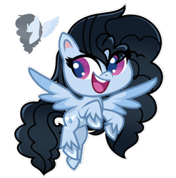 Size: 1448x1468 | Tagged: safe, artist:skyfallfrost, derpibooru import, oc, oc:skyfall frost, pegasus, pony, my little pony: pony life, female, mare, open mouth, pegasus oc, simple background, solo, transparent background