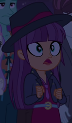 Size: 485x822 | Tagged: safe, derpibooru import, screencap, ginger owlseye, better together, equestria girls, sunset's backstage pass!, cropped, solo focus