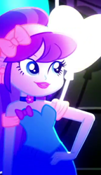 Size: 332x575 | Tagged: safe, derpibooru import, screencap, aqua blossom, a photo booth story, eqg summertime shorts, equestria girls, cropped, solo