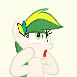 Size: 1200x1200 | Tagged: artist needed, safe, derpibooru import, oc, oc only, oc:iipony, earth pony, pony, earth pony oc, female, mare, mascot, open mouth, screaming, solo, vector