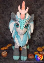 Size: 2044x2918 | Tagged: safe, artist:1stastrastudio, derpibooru import, oc, kirin, bread, food, irl, photo, plushie, solo