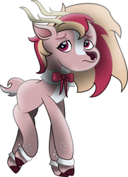 Size: 3301x4563 | Tagged: safe, artist:lincolnbrewsterfan, derpibooru exclusive, derpibooru import, oc, oc only, oc:despondent, deer, my little pony: the movie, .svg available, antlers, cute, dark, deer oc, despondency, female, highlights, inspired by a song, light, movie accurate, no base, sad, sadorable, simple background, spectacles, svg, transparent background, vector
