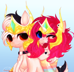 Size: 3394x3291 | Tagged: safe, artist:1fresita, derpibooru import, oc, oc only, earth pony, pony, unicorn, helmet, tongue out