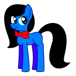 Size: 714x715 | Tagged: safe, artist:tonytoad52, derpibooru import, earth pony, pony, blank flank, bowtie, female, katy perry, mare, ponified, ponified celebrity, simple background, smiling, solo, white background