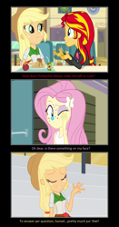 Size: 1074x2047 | Tagged: safe, artist:thejboy88, derpibooru import, edit, edited screencap, editor:applejackfan204, screencap, applejack, fluttershy, sunset shimmer, equestria girls, rainbow rocks