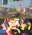 Size: 817x864 | Tagged: safe, artist:edy_january, derpibooru import, fluttershy, sunset shimmer, equestria girls, angry, controller, duo, duo female, female, kv-2, livestream, meme, multiplayer, online game, open mouth, rage, streaming, sunset shimmer frustrated at game, tell me what you need, wargames, world of tanks, world of tanks blitz