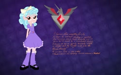 Size: 2048x1281 | Tagged: safe, artist:drsquee, derpibooru import, cozy glow, equestria girls, alicorn amulet, equestria girls-ified, solo