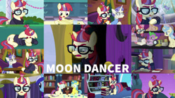 Size: 1280x721 | Tagged: safe, derpibooru import, edit, edited screencap, editor:quoterific, screencap, distant star, first folio, honey lemon, lemon hearts, minuette, miss hackney, moondancer, spike, dragon, pony, unicorn, amending fences, celestial advice, the cutie re-mark, the point of no return, angry, book, clothes, crying, duo, duo female, ears, female, filly, filly moondancer, floppy ears, flower, flower pot, glasses, lying down, male, mare, open mouth, projector, prone, quill, sitting, solo, sweater, tears of joy, teeth, the tasty treat, trio, twilight's canterlot home, younger