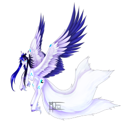Size: 3846x3793 | Tagged: safe, artist:minelvi, derpibooru import, oc, oc only, oc:cyan crystal, pegasus, pony, eyelashes, female, mare, pegasus oc, signature, simple background, solo, transparent background, two toned wings, wings