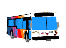 Size: 1024x754 | Tagged: safe, artist:electrahybrida, derpibooru import, oc, oc only, oc:navarra the via bus, anthro, bus, city bus, san antonio, simple background, transit bus, transparent background, vehicle, via metropolitan transit