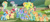 Size: 1920x854 | Tagged: safe, artist:choisky13, derpibooru import, bow hothoof, fluttershy, gentle breeze, posey shy, rainbow dash, windy whistles, oc, pegasus, pony, family photo, female, flutterdash, lesbian, magical lesbian spawn, male, offspring, parent:fluttershy, parent:rainbow dash, parents:flutterdash, shipping, shys, straight, windyhoof