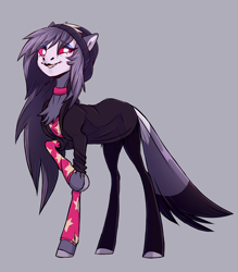 Size: 2342x2676 | Tagged: safe, artist:1an1, derpibooru import, demon, pony, helluva boss, octavia (helluva boss), ponified