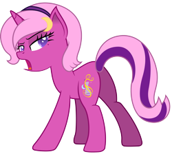 Size: 6184x5546 | Tagged: safe, artist:illumnious, derpibooru exclusive, derpibooru import, oc, oc:flares midnight, pony, unicorn, adobe illustrator, looking back, open mouth, solo, vector