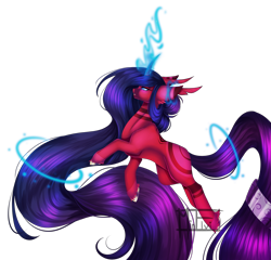 Size: 4630x4437 | Tagged: safe, artist:minelvi, derpibooru import, oc, oc only, pony, unicorn, glowing horn, horn, signature, simple background, solo, transparent background, unicorn oc