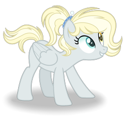 Size: 1728x1609 | Tagged: safe, artist:purplepotato04, derpibooru import, oc, oc only, pegasus, pony, female, heterochromia, mare, offspring, parent:derpy hooves, parent:double diamond, simple background, solo, transparent background