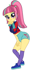 Size: 1245x2556 | Tagged: safe, artist:gmaplay, derpibooru import, sour sweet, equestria girls, formula 1, mercedes-benz, racing, racing suit, solo