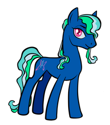 Size: 961x1086 | Tagged: safe, artist:saby, derpibooru import, oc, oc only, oc:skyfire shred, earth pony, pony, /mlp/ weekly pony collab, 4chan, androgynous, female, long mane, mare, ponified, simple background, solo, standing, transparent background