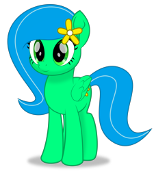 Size: 3000x3337 | Tagged: safe, artist:keronianniroro, derpibooru import, oc, oc:crystal sketch harmony, pegasus, pony, my little pony: the movie, cute, female, flower, folded wings, movie accurate, simple background, solo, transparent background, vector, wings