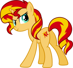 Size: 2536x2365 | Tagged: safe, artist:90sigma, derpibooru import, sunset shimmer, pony, unicorn, equestria girls, equestria girls (movie), butt, female, mare, plot, simple background, solo, transparent background, vector