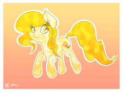 Size: 1280x960 | Tagged: safe, artist:auro-ria, ponerpics import, oc, oc only, crystal pony, pony, gradient background, solo