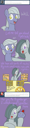 Size: 650x2719 | Tagged: safe, artist:atlur, ponerpics import, limestone pie, marble pie, ask, ask the pie sisters, comic, deleted from derpibooru, pet, rock, tumblr