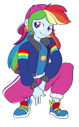 Size: 1147x1835 | Tagged: safe, artist:beashay, derpibooru import, rainbow dash, dance magic, equestria girls, spoiler:eqg specials, commissions open, rapper dash, solo