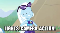 Size: 888x499 | Tagged: safe, derpibooru import, trixie, better together, equestria girls, forgotten friendship, caption, clothes, image macro, imgflip, swimsuit, text