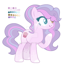 Size: 1280x1280 | Tagged: safe, artist:choisky13, derpibooru import, oc, earth pony, female, heterochromia, mare, offspring, parent:pinkie pie, parent:pokey pierce, parents:pokeypie, simple background, solo, transparent background