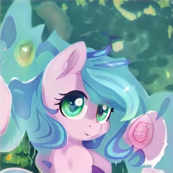 Size: 1024x1024 | Tagged: safe, artist:thisponydoesnotexist, derpibooru import, pony, looking at you, neural network