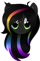 Size: 457x697 | Tagged: safe, artist:reptaurdrawsmlp, derpibooru import, oc, bust, female, mare, portrait, simple background, solo, transparent background