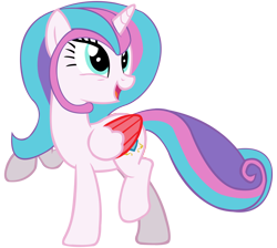 Size: 8499x7600 | Tagged: safe, artist:laszlvfx, derpibooru import, princess flurry heart, pony, absurd resolution, alternate hairstyle, older, simple background, solo, transparent background, vector