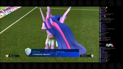 Size: 1280x720 | Tagged: safe, derpibooru import, princess twilight 2.0, twilight sparkle, twilight sparkle (alicorn), alicorn, pony, the last problem, 3d, 4chan cup, clothes, dancing, female, football, socks, sports