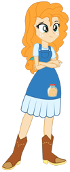 Size: 1600x3869 | Tagged: safe, artist:lhenao, derpibooru import, pear butter, equestria girls, equestria girls-ified, female, simple background, solo, transparent background, vector